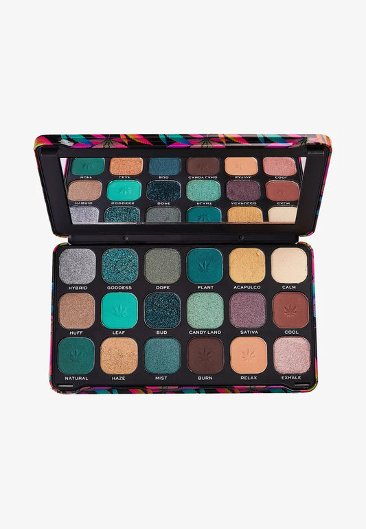 Revolution EYESHADOW PALETTE FOREVER FLAWLESS CHILLED WITH CANNABIS SATIVA -